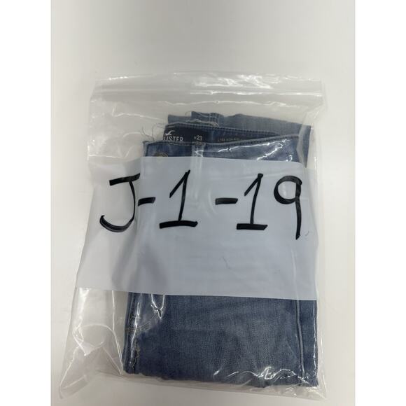 Hollister Women Jeans Size 00 Reg Ultra HighRise Extreme Skinny Distressed Denim - Picture 11 of 11